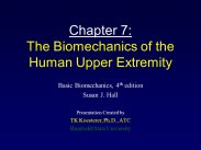 Chapter 7: The Biomechanics of