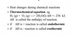First law of Thermodynamics enthalpy