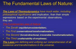 Defined the first law of Thermodynamics