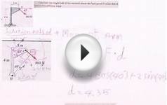 Engineering Mechanics (Statics) - Moment Arm by changwat1