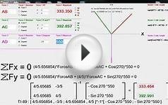 Problem 3-8 Solution : Engineering Statics from RC